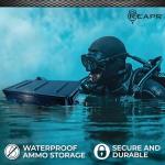 Reapr XL Ammo Box – Lockable Heavy Duty Steel Ammo Can for 9mm, 223, 50 Cal, Airtight Military Storage Case for Tools, Gear or Ammunition, Water Resistant Metal Footlocker Style Organizer