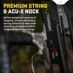 TenPoint TX Ultra 29.5, Moss Green - 460 FPS - Our Fastest Forward Draw Crossbow Ever - Equipped with EVO-X Marksman Elite Scope, Ambidextrous Safety + ACUslide MAXX Cocking & De-Cocking System