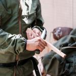 Morakniv Companion Carbon Steel Fixed-Blade Knife with Sheath, 4.1 Inch, Military Green