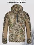UIIHUNT Hunting Clothes for Men with Face Mask, Silent Waterproof Camo Jacket & Pants, Warm Hunting Suit for Cold Weather (US, Alpha, Large, Regular, Regular, Dead Tree Camo)