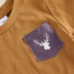 WZTYYDS Toddler Baby Boy Clothes Summer Hunting Print Short Sleeve Tops Camouflage Shorts Outfits Infant Casual Clothes (A Brown, 12-18 Months)