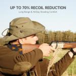 Feyachi Slip On Recoil Pad for Shotgun Rifle Gel Filled - Black