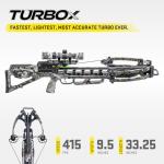 TenPoint Turbo X Crossbow, Vektra - 415 FPS - Equipped with 100-Yard RangeMaster Scope, ACUslide Cocking & De-Cocking System + S2 Trigger