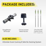 TenPoint Turbo X Crossbow, Vektra - 415 FPS - Equipped with 100-Yard RangeMaster Scope, ACUslide Cocking & De-Cocking System + S2 Trigger