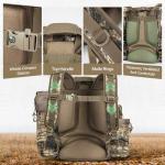 BLISSWILL Hunting Bucket Backpack with Seat Suitable for 5-gallon Seat，Dove Hunting Accessories，Daypack for Rifle Bow Gun（Not including Bucket and Lid）