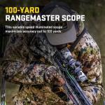 TenPoint Turbo X Crossbow, Vektra - 415 FPS - Equipped with 100-Yard RangeMaster Scope, ACUslide Cocking & De-Cocking System + S2 Trigger