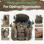 BLISSWILL Hunting Bucket Backpack with Seat Suitable for 5-gallon Seat，Dove Hunting Accessories，Daypack for Rifle Bow Gun（Not including Bucket and Lid）