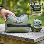 Buffalo Creek Supplies Pre-Filled Shooting Bag All-Weather Rifle Rest Sandbag for Bench Shooting, Hunting, Target Practice & Competition – Front & Rear Set – Filled (Olive Drab)