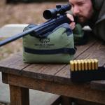 Buffalo Creek Supplies Pre-Filled Shooting Bag All-Weather Rifle Rest Sandbag for Bench Shooting, Hunting, Target Practice & Competition – Front & Rear Set – Filled (Olive Drab)