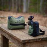 Buffalo Creek Supplies Pre-Filled Shooting Bag All-Weather Rifle Rest Sandbag for Bench Shooting, Hunting, Target Practice & Competition – Front & Rear Set – Filled (Olive Drab)