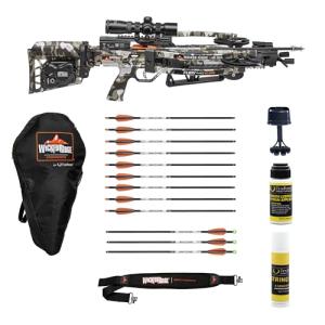 Wicked Ridge by TenPoint Fury 410 De-Cock Ready-to-Hunt Package - Includes 9 Match 400 Non-Lighted + 3 Match 400 Lighted Arrows, Soft Case, Neoprene Sling, Premium Lubricant, String Wax & Conditioner