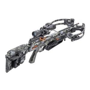 Wicked Ridge Invader M1 De-Cock Crossbow, Peak Camo - 390 FPS - Equipped with Pro-View 400 Scope, ACUdraw De-Cock (Crank System) + D1 Trigger