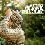 Mossy Oak Men's Standard Camo Hoodie Lightweight Hunting Shirts, Bottomland, Medium