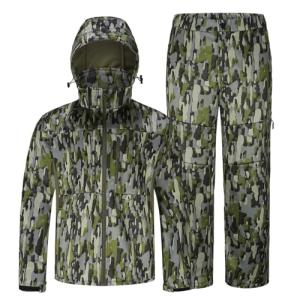 UIIHUNT Hunting Clothes for Men with Fleece Lining: Safety Strap Compatible Water Resistant Silent Hunting Jacket and Pants