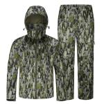 UIIHUNT Hunting Clothes for Men with Fleece Lining: Safety Strap Compatible Water Resistant Silent Hunting Jacket and Pants