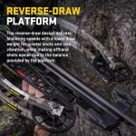TenPoint Phantom De-Cock, Vektra - 400 FPS - Our Lightest Reverse Draw Crossbow Ever - Equipped with Pro-View 400 Lighted Scope + ACUdraw De-Cock System