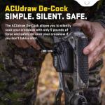 TenPoint Phantom De-Cock, Vektra - 400 FPS - Our Lightest Reverse Draw Crossbow Ever - Equipped with Pro-View 400 Lighted Scope + ACUdraw De-Cock System