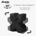 Aimax Outdoor 2 Pack Shooting Rest of Multiple Sizes, High Density Foams Rifle Rest, Precision-Enhancing Shooting Benches Portable Gun Block, Recoil Reduction, Resistant to Gun Oil