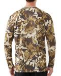 FISHEAL Camo Hunting Shirts for Men - Long Sleeve Lightweight Camouflage Hunting Cloths for Fishing