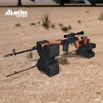 Aimax Outdoor 2 Pack Shooting Rest of Multiple Sizes, High Density Foams Rifle Rest, Precision-Enhancing Shooting Benches Portable Gun Block, Recoil Reduction, Resistant to Gun Oil