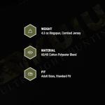 KUIU Valo Block Logo T-Shirt - Men's Lightweight Cotton-Poly Blend, Pre-Washed, Soft Crew Neck Tee – Charcoal