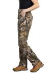 Realtree Women’s Camo Hunting Cargo Pants - Lightweight Cotton 6 Pockets Mid-Rise Slim Fit