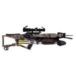 Excalibur Hybrid X Accurate High-Output CeaseFire Archery Hunting Crossbow - Overwatch Scope w/Rings, 4 Arrows with 100Gr & 150Gr Field Points, Rebolt Quiver Included | with Case