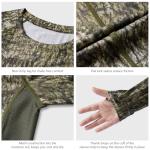 BASSDASH Women’s Camo Hunting Shirt Long Sleeve UPF 50+ Sun Protection Performance Tee Fishing Hiking