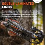 Wicked Ridge by TenPoint Commander 400, Peak XT - 400 FPS - Includes Pro-View 400 Lighted Scope, ACUdraw Crank Cocking Device & Three Match 400 Carbon Arrows