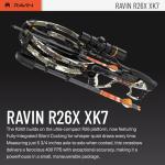RAVIN R26X XK7 Crossbow Package - High-Performance Compact Hunting Bow w/Helicoil Tech, Silent Crank, & Illuminated Scope - 400 FPS, Lightweight Frame - Kings XK7 Camo - Ideal for Archery & Hunting