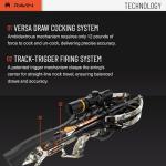 RAVIN R26X XK7 Crossbow Package - High-Performance Compact Hunting Bow w/Helicoil Tech, Silent Crank, & Illuminated Scope - 400 FPS, Lightweight Frame - Kings XK7 Camo - Ideal for Archery & Hunting