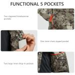 BASSDASH Men’s Puffy Down Jacket 700FP Packable Water Resistant Puffer Insulated Warm Coat for Hunting Fishing Hiking FS49M