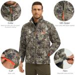 BASSDASH Men’s Puffy Down Jacket 700FP Packable Water Resistant Puffer Insulated Warm Coat for Hunting Fishing Hiking FS49M