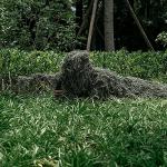 DoCred Ghillie Suit, 3D Camouflage Hunting Apparel 5 in 1 Ghillie Suit Including Jacket, Pants, Hood, Carry Bag, Camo Hunting Clothes for Men, Adults, Youth