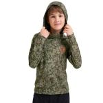 BASSDASH Youth UPF 50+ Camo Hunting Hoodie Shirt with Neck Gaiter Quick Dry Long Sleeve Hooded Tee for Fishing Hiking FS02Y