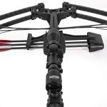 XtremepowerUS Outdoor Hunter Sniper Crossbow 165 Lbs 380 fps Hunting Quiver Rope Cocking 4x33 Scope 3X Carbon Arrows Set