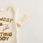 GOOCHEER Newborn Baby Boy Clothes Hunting Short Sleeve Romper Shirt Tops Pants Spring Summer Outfits Hat Set (Beige, 0-3 Months)