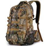 GoHimal Hunting Backpack with Bow Holder, 30L Water-proof Camo Daypack for Men, 600D Fabric Hunting Gear for Deer Bowhunting