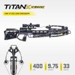TenPoint Titan X De-Cock, Vektra - 400 FPS - Our #1-Selling Crossbow - Equipped with Pro-View 400 Lighted Scope + ACUdraw De-Cock System
