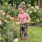 DSOKUHIB Newborn Baby Girl Hunting Clothes Deer Puff Short Sleeve Romper Jungle Camo Flare Pants Set 3 Piece Summer Outfit (Pink, 3-6 Months)