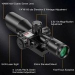 CVLIFE 2.5-10x40 Illuminated Scope with Mount