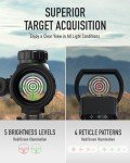 Pinty 4-in-1 Rifle Scope with Laser & Dot