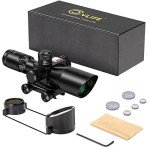 CVLIFE 2.5-10x40 Illuminated Scope with Mount