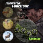 TIDEWE 700Y Camo Laser Rangefinder with Rechargeable Battery