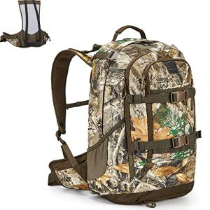 Realtree Edge Waterproof Hunting Backpack with Rain Cover