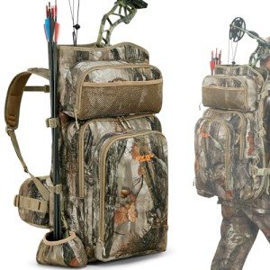 Camo Bow Hunting Backpack with Holder for All