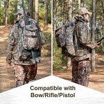 Waterproof Hunting Backpack with Rifle Holder, Camo
