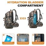 UNIHIMAL 35L Waterproof Camo Hunting Backpack