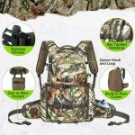 TIDEWE Waterproof Camo Hunting Backpack with Rain Cover