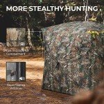 HUNTSEN 270° Pop-Up Hunting Blind for 2-3 People
